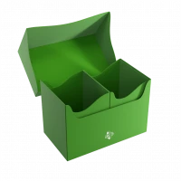 Ilustracja Gamegenic: Double Deck Holder 200+ XL - Podwójne Pudełko na Karty - Green